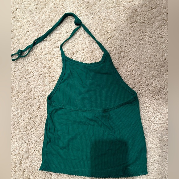 Green Halter neck tank top from American Eagle - Picture 3 of 5